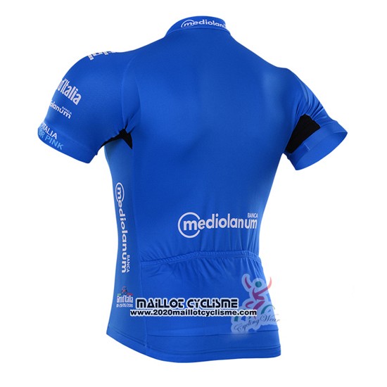 2016 Maillot Ciclismo Giro D'italie Bleu et Blanc Manches Courtes et Cuissard